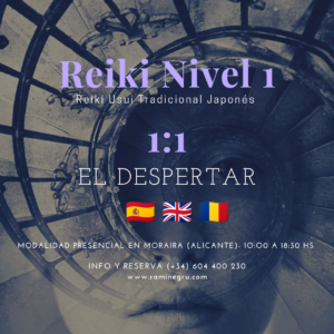 Reiki Nivel 1 Privado en Moraira | Inmersión Presencial 1:1
